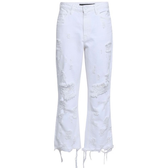 ALEXANDER WANG Grind cropped distressed jeans - Picture 2 of 5